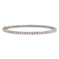 Pure Fire 14kt. White Gold Lab Grown 71 Round  Diamond Bracelet - image 1