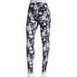 Womens Starting Point Floral Yummy Leggings - Black - image 1