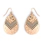 Ruby Rd. Distressed Gold-Tone Textured Teardrop Earrings - image 1