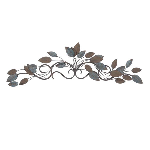 9th & Pike&#40;R&#41; Blue Iron Leaves Wall Decor - image 