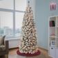 National Tree 6ft. Acacia Pencil Slim Flocked Christmas Tree - image 2