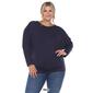 Plus Size White Mark Dolman Sleeve Blouse - image 10