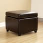 Baxton Studio Leather Storage Cube Ottoman - image 4