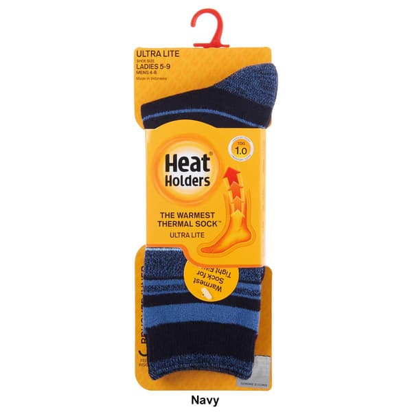 Womens Heat Holders® ULTRA LITE™ Stripe Crew Socks