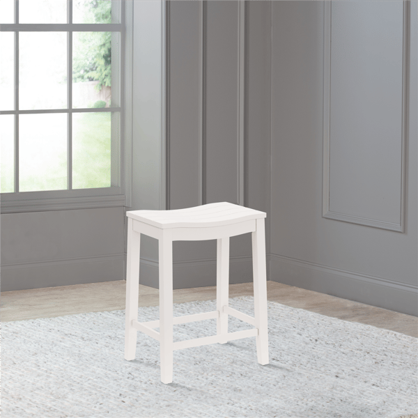 HH2 Home Fiddler Backless Saddle Seat Counter Height Stool