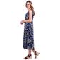 Womens Connected Apparel Sleeveless Leaf Lace Back Midi Dress - image 4
