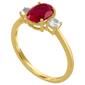 Gemstone Classics&#8482; Oval Ruby 10kt. Yellow Gold Ring - image 2