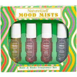 NatureWell 4pk. Mood Mists Hair & Body Fragrance Set