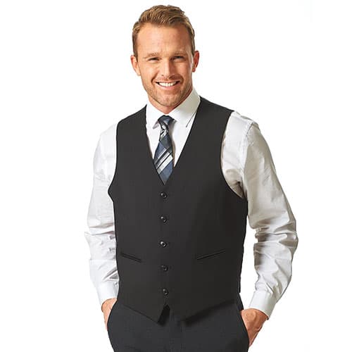 Mens Adolfo Suit Separate Vest - Black - image 