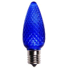 Sienna C9 Faceted Blue Christmas Replacement Bulbs - Set of 4
