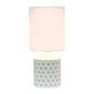 Simple Designs Black Squares Fresh Prints Ceramic Base Table Lamp - image 1