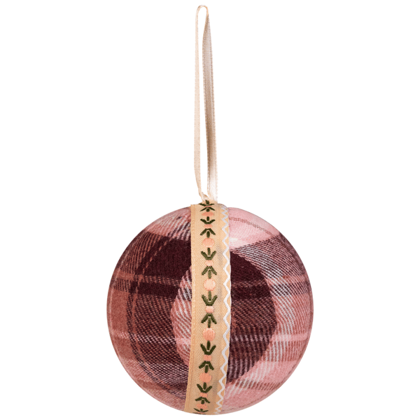 Northlight 4pc. Plaid & Striped Christmas Ball Ornaments