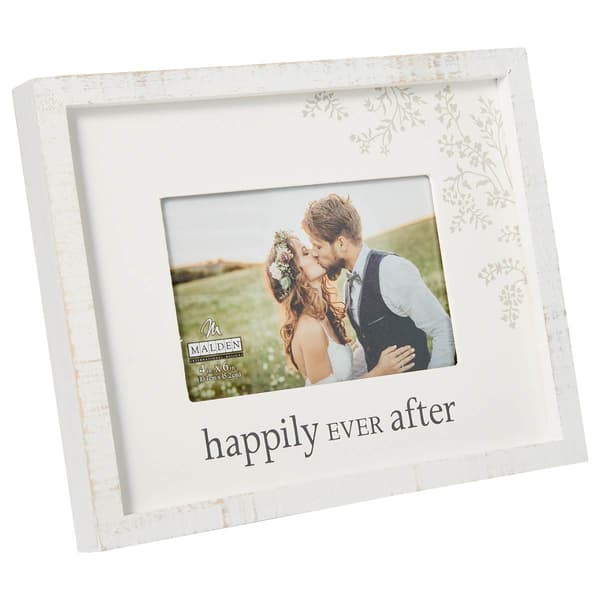 Malden Happily Ever After Rustic Border Frame - 6x4 - image 
