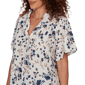 Petite Emaline Summer In The City Tie Neck Floral Blouse - image 5