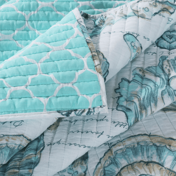 Greenland Home Fashions™ Cruz Reversible Quilted Throw Blanket