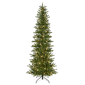 Puleo International 7.5ft. Pre-Lit Slim Mountain View Spruce Tree - image 1