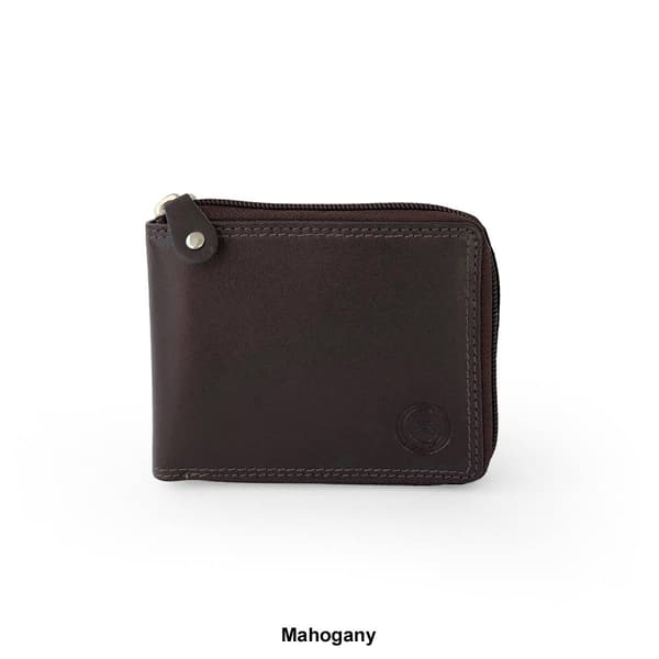 Mens Club Rochelier Traditional Zip-Around Billfold