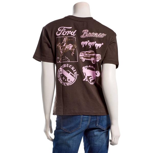 Juniors Hybrid Glitter Ford Icon Tee
