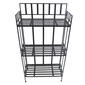 Santa's Workshop 3 Tier Black Shelf - image 1