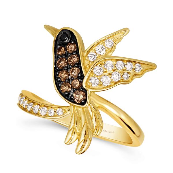 Le Vian(R) 14kt. Honey Gold(tm) & Diamonds Hummingbird Ring - image 
