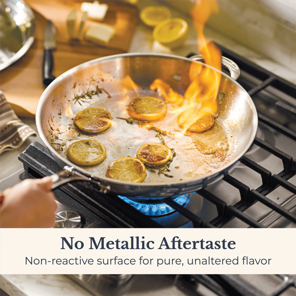 Anolon® EverLast 12.5in.Tri-Ply Clad Frying Pan with Lid