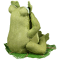 Northlight Sitting on Lily Pad See No Evil Frog Décor - image 6