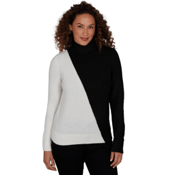 Womens Skyes the Limit Fashion Essentials Color Block Sweater