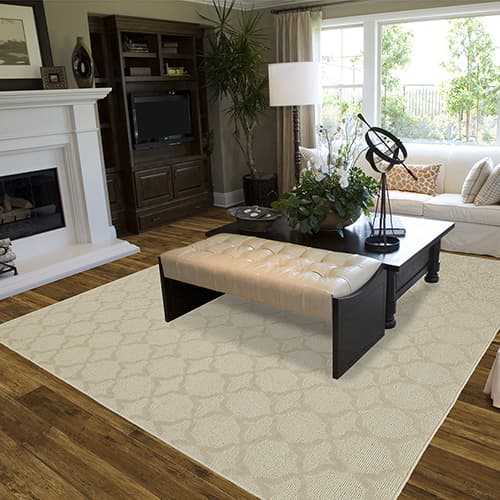 Garland Sparta Rectangular Area Rug - Beige