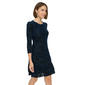 Womens Tommy Hilfiger 3/4 Sleeve Paisley Ruffle Hem Shift Dress - image 3
