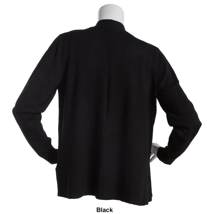 Plus Size 89th & Madison Variegated Straight Hem Cardigan