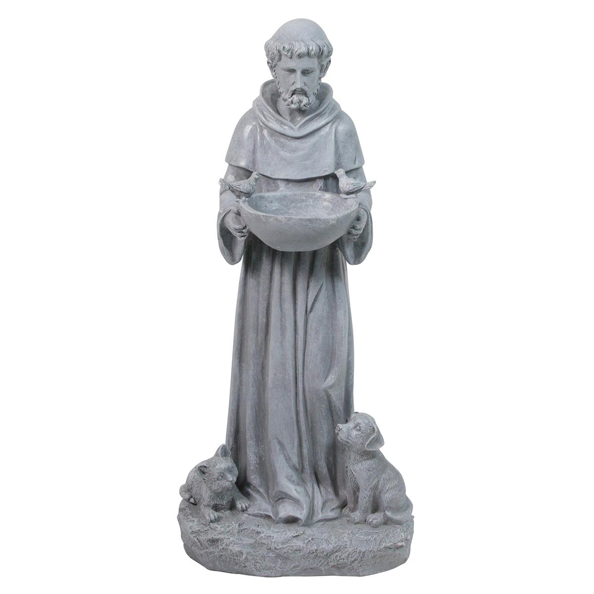 Northlight Seasonal 17in. St. Francis Bird Feeder Statue