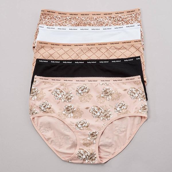 Plus Size Kathy Ireland 5pk. Brief Panties - 5PKBF1545X - image 