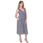 Womens 24/7 Comfort Apparel Geometric Fit & Flare Midi Dress - image 2