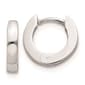 Gold Classics(tm) 14kt. White Gold Polished Hoop Earrings - image 1