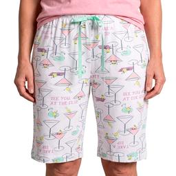 Womens HUE Take A Dip Printed Bermuda