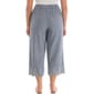 Petite Zac & Rachel Embroidered Scallop Hem Wide Leg Capris - image 2