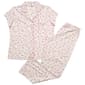 Womens Laura Ashley Short Sleeve Flowers & Hearts Pajama Set - image 2