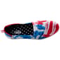 Womens Ashley Blue Americana Canvas Tie Dye Slip On Flats - image 4