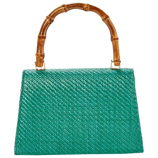 D''Margeaux Straw Flap Evening Bag