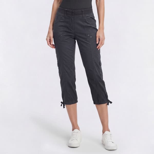 Petite da-sh Charlene Solid Capri Pants - image 