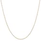 Unisex Gold Classics(tm) 1.2mm. Diamond Cut Beaded 14in. Necklace - image 1