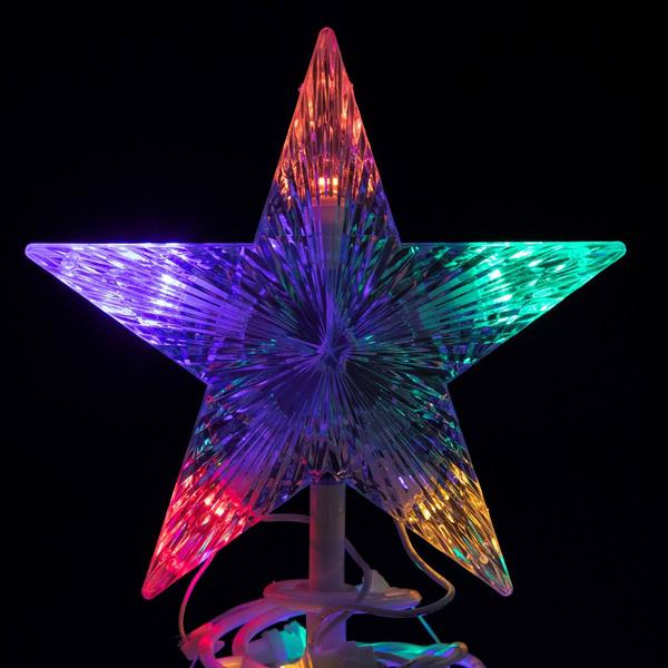 Northlight Seasonal 4ft. Multicolor LED Spiral Cone Tree