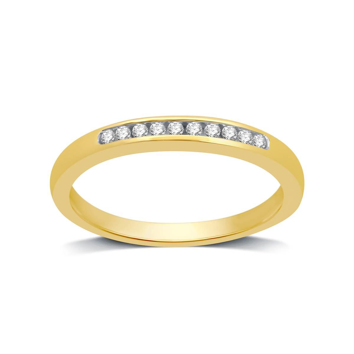 Diamond Classics™ Yellow Gold 1/10ctw. Diamond Band