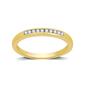 Fine Diamond Classics&#40;tm&#41; Yellow Gold 1/10ctw. Diamond Band - image 1