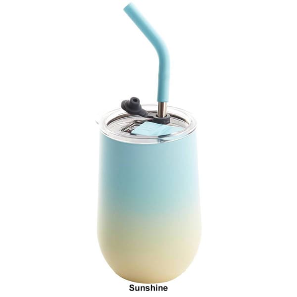 14oz. Insulated Tumbler with Straw