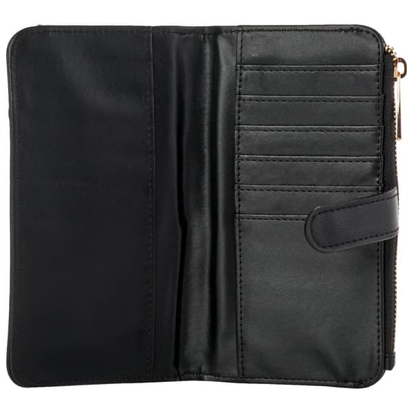 Womens London Fog 2 In 1 Snap Flap Wallet