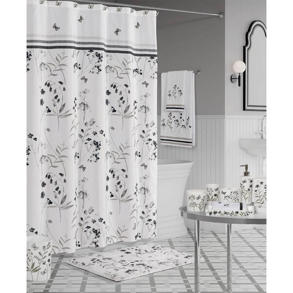 J. by J. Queen Bridget Embroidered Shower Curtain - image 
