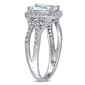 Gemstones Classics&#8482; 10kt. White Gold Aquamarine Infinity Ring - image 4