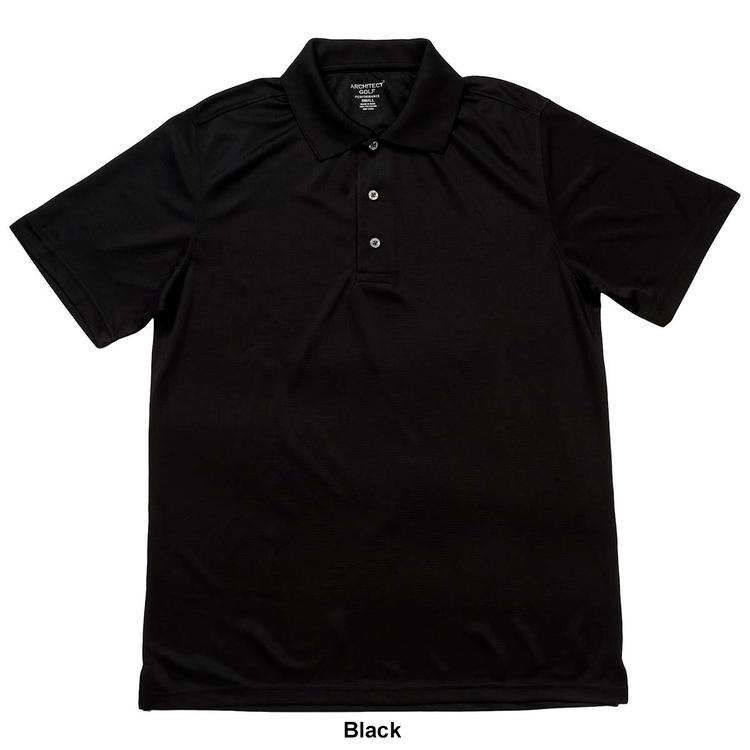 Mens Architect® Grid Polyester Golf Polo