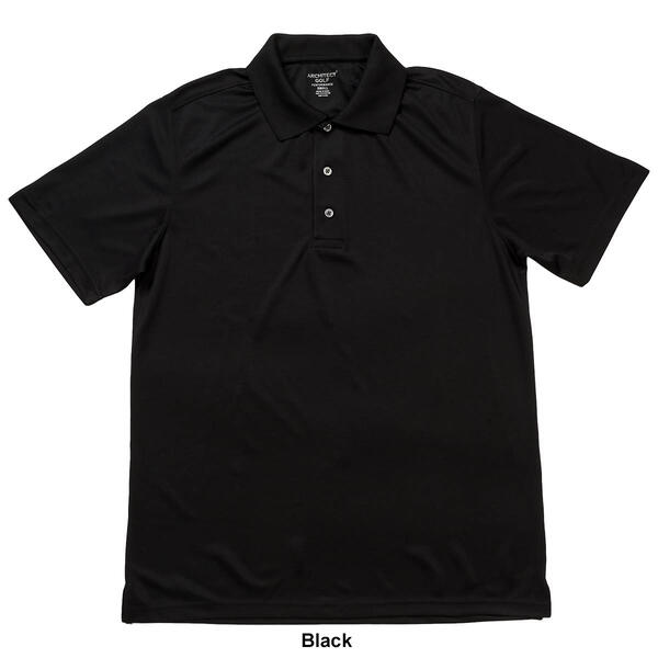 Mens Architect&#174; Grid Polyester Golf Polo